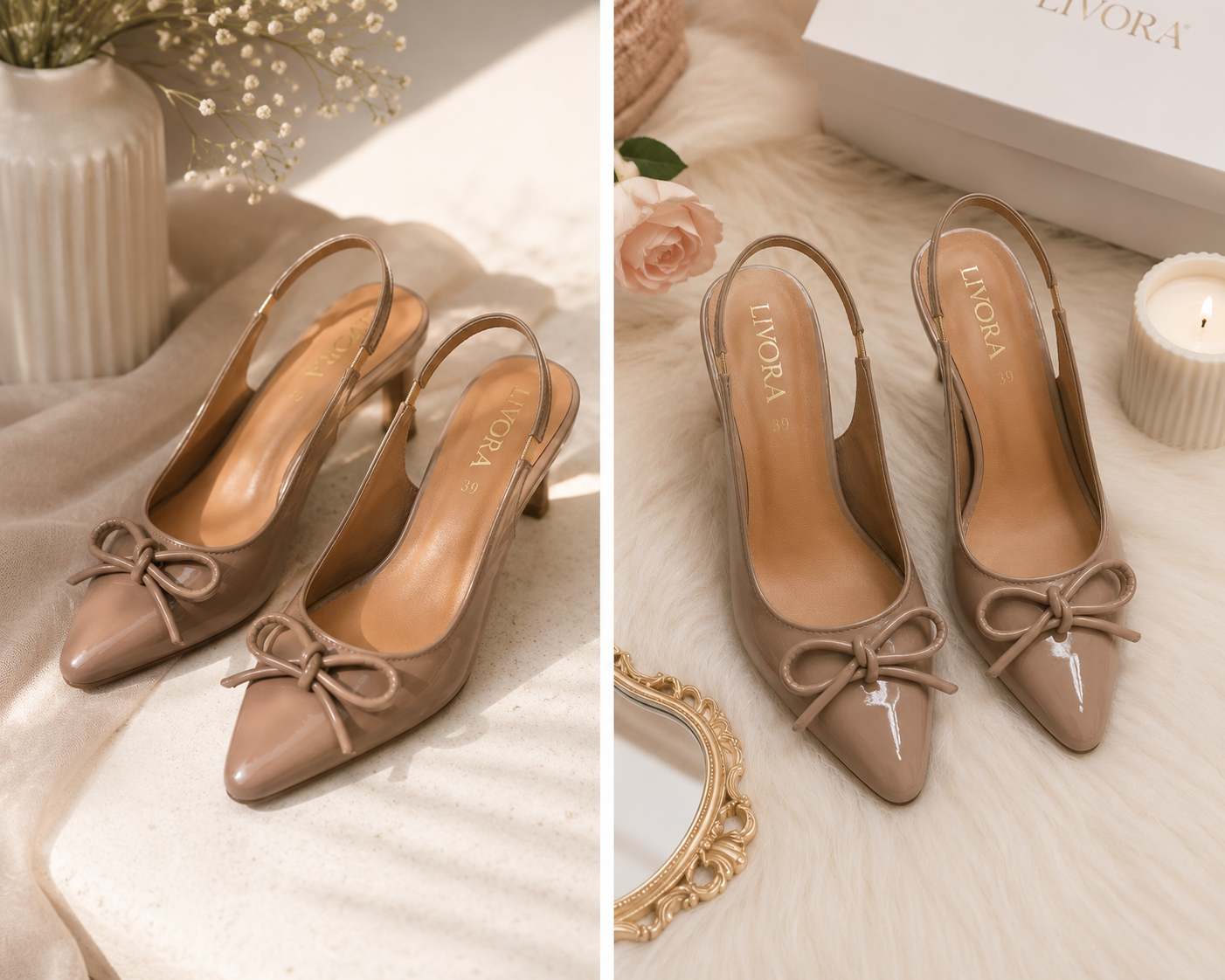 Beige Heels